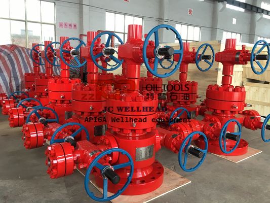 Pohon Natal Sumur Gas 4 1/16 "5M Dengan Katup Gerbang