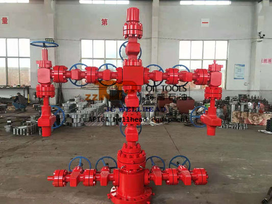 API 6A Sumur Gas Peralatan Kepala Sumur Sumur Minyak Pohon Natal