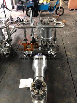 3 1/16 "10k 10000psi Surface Test Tree Dengan Gate Valve
