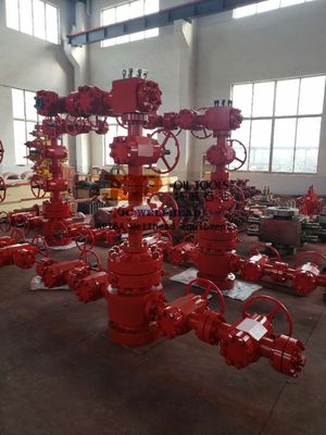 Pohon Natal Sumur Gas 4 1/16 "5M Dengan Katup Gerbang