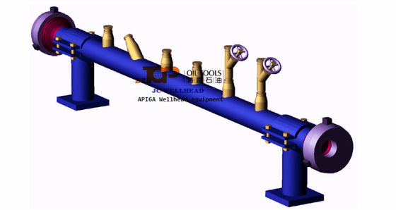 Surface Well Testing API 6A Data Header AISI 4130 Integral Forging